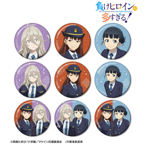 『負けヒロインが多すぎる!』描き下ろし 駅員ver. 第2弾 トレーディンググリッター缶バッジ(単位/BOX)