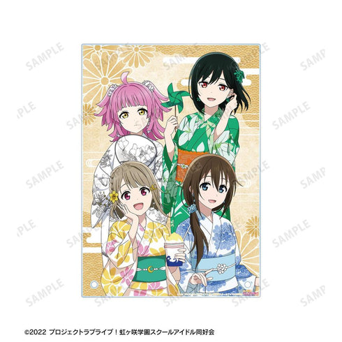 《Love Live! 虹咲学园校园偶像同好会》全新绘制 1年级 庙会版 A5亚克力板【202605再版】