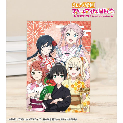 《Love Live! 虹咲学园校园偶像同好会》全新绘制 2年级 庙会版 A5亚克力板【202605再版】
