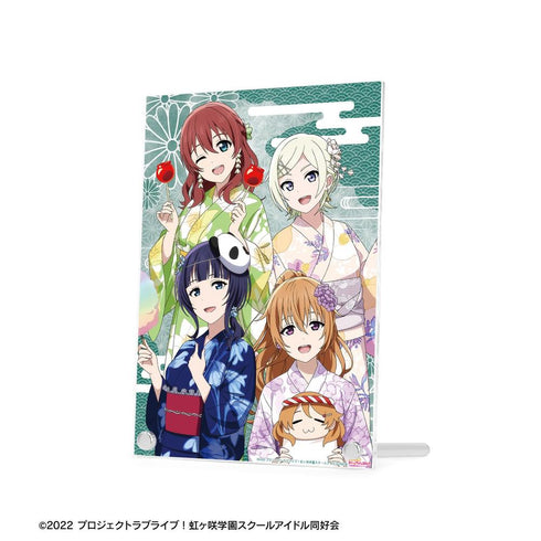 《Love Live! 虹咲学园校园偶像同好会》全新绘制 3年级 庙会版 A5亚克力板【202605再版】