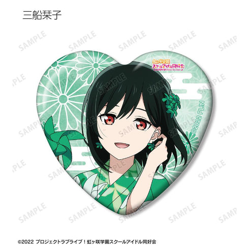 『ラブライブ!虹ヶ咲学園スクールアイドル同好会』描き下ろし 縁日ver. トレーディングハート型缶バッジ(単位/BOX)