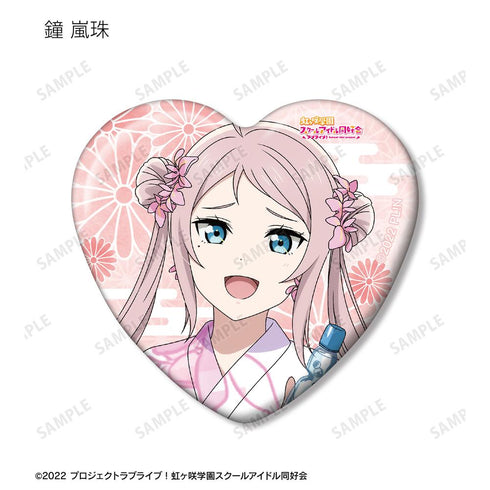 『ラブライブ!虹ヶ咲学園スクールアイドル同好会』描き下ろし 縁日ver. トレーディングハート型缶バッジ(単位/BOX)