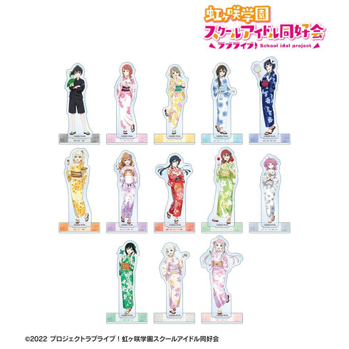 『ラブライブ!虹ヶ咲学園スクールアイドル同好会』描き下ろし 縁日ver. トレーディングアクリルスタンド(単位/BOX)