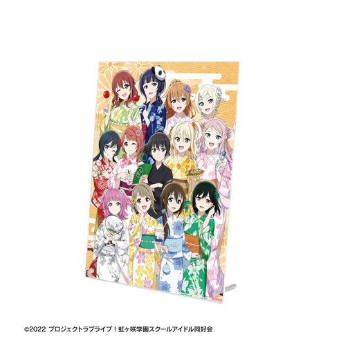 《Love Live! 虹咲学园校园偶像同好会》全新绘制 合体 庙会版 A4亚克力板【202605再版】