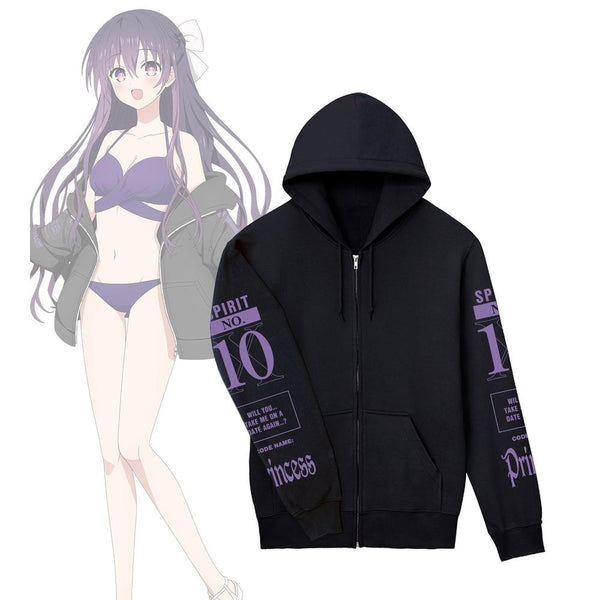 "Date A Live V" Original Illustration: Tohka Yatogami Beach Date Ver. Zip-Up Hoodie (Unisex)