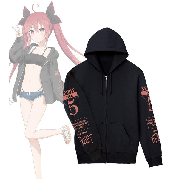 "Date A Live V" Original Illustration: Kotori Itsuki Beach Date Ver. Zip-Up Hoodie (Unisex)
