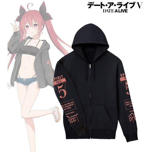 "Date A Live V" Original Illustration: Kotori Itsuki Beach Date Ver. Zip-Up Hoodie (Unisex)