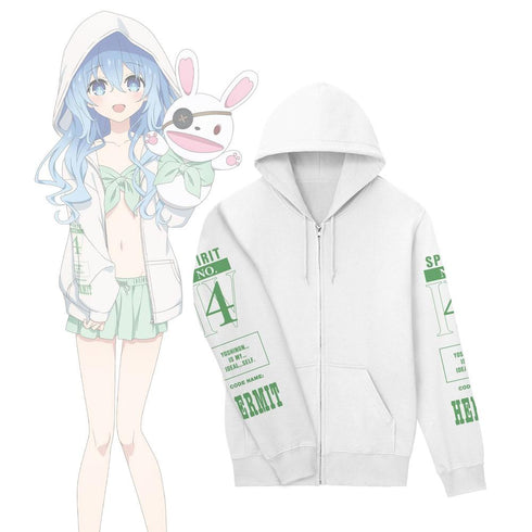 《約會大作戰V》全新繪製 四糸乃 海灘約會版 穿著拉鍊連帽外套 男女通用款
