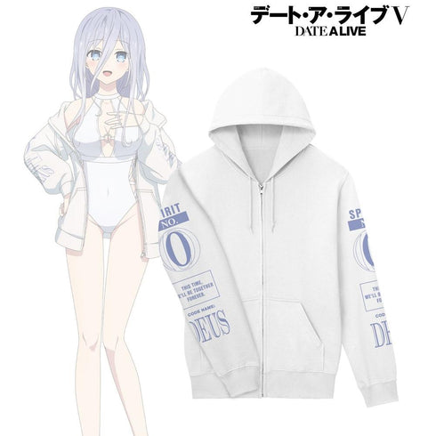 《約會大作戰V》全新繪圖 崇宮澪 海灘約會版 穿著拉鍊連帽外套 男女通用款【202609再版】