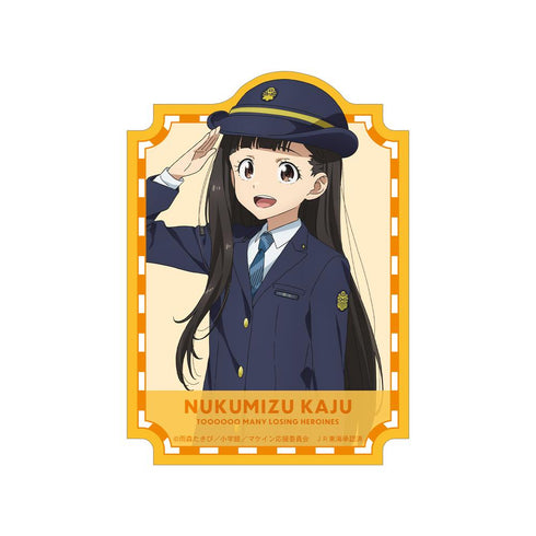 『負けヒロインが多すぎる!』描き下ろし 温水 佳樹 駅員ver. 第2弾 ダイカットステッカー