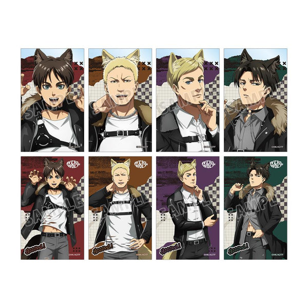 『進撃の巨人』描き下ろし 狼男ver. トレーディングコンパクトクリアカード(単位/BOX)