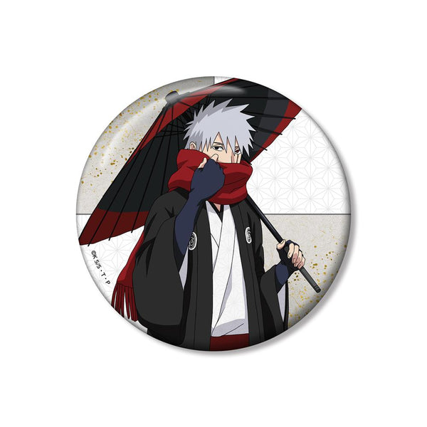 『NARUTO-ナルト- 疾風伝』描き下ろし はたけカカシ 番傘和装ver. 100mm缶バッジ
