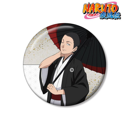 『NARUTO-ナルト- 疾風伝』描き下ろし 奈良シカマル 番傘和装ver. 100mm缶バッジ