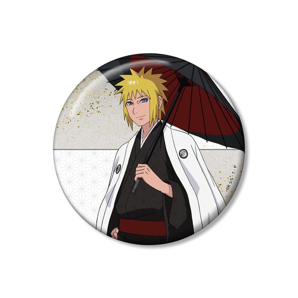 『NARUTO-ナルト- 疾風伝』描き下ろし 波風ミナト 番傘和装ver. 100mm缶バッジ
