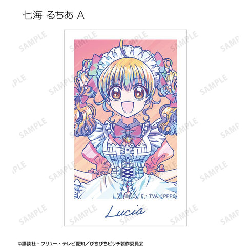 『ぴちぴちピッチ』描き下ろし メイドver. Ani-Art clear label イラストカード6枚セット