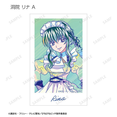 『ぴちぴちピッチ』描き下ろし メイドver. Ani-Art clear label イラストカード6枚セット