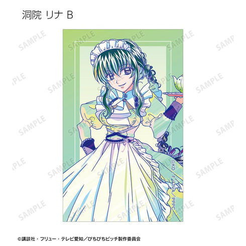 『ぴちぴちピッチ』描き下ろし メイドver. Ani-Art clear label イラストカード6枚セット