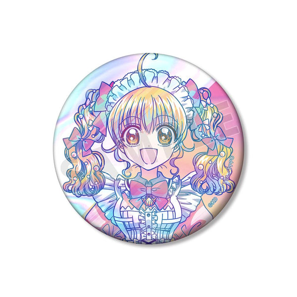 『ぴちぴちピッチ』描き下ろし 七海 るちあ メイドver. Ani-Art clear label 75mmオーロラ缶バッジ