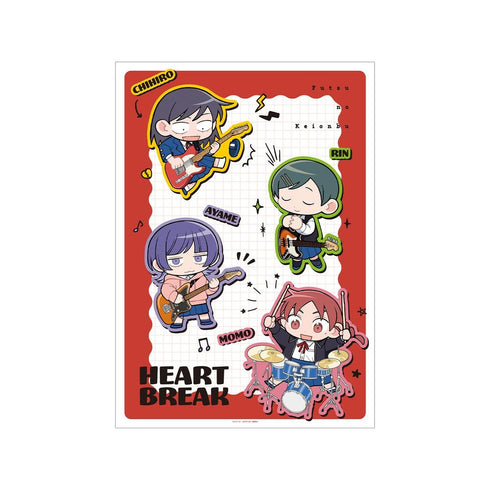 《平凡的輕音部》Heartbreak Q版角色 A3 霧面加工海報【202605 再版】