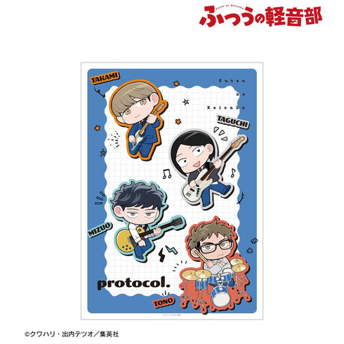 『ふつうの軽音部』protocol. ちびキャラ A3マット加工ポスター
