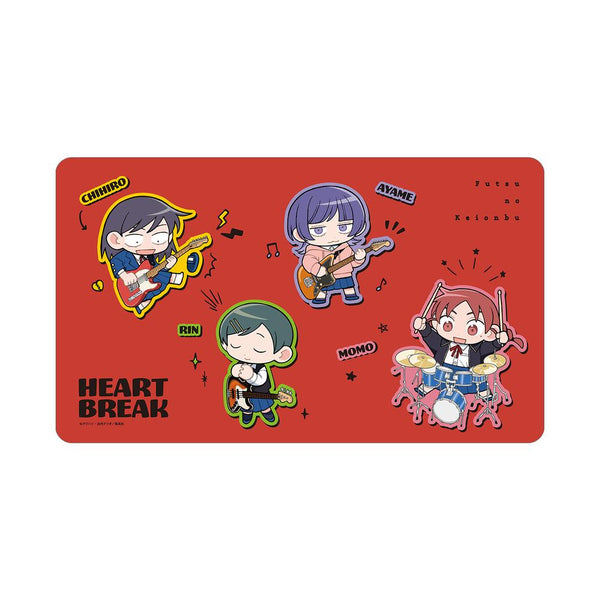 『ふつうの軽音部』はーとぶれいく ちびキャラ マルチデスクマット