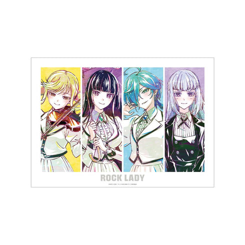 『ロックは淑女の嗜みでして』集合 Ani-Art A3マット加工ポスター
