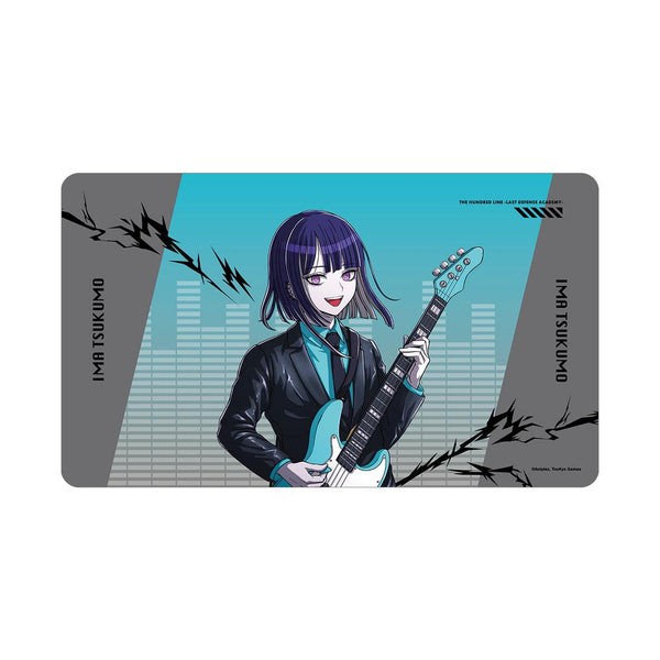 『HUNDRED LINE -最終防衛学園-』描き下ろし 九十九今馬 ロックバンドver. マルチデスクマット