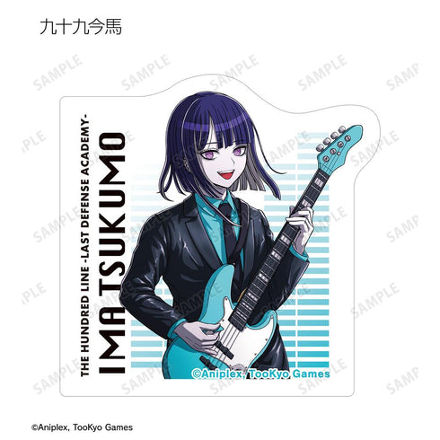 『HUNDRED LINE -最終防衛学園-』描き下ろし ロックバンドver. トレーディングダイカットステッカー(単位/BOX)