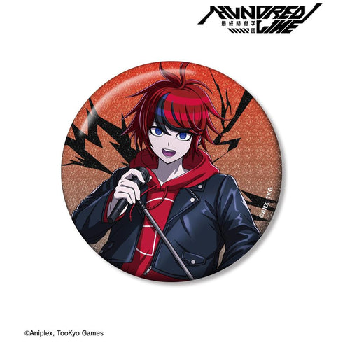 『HUNDRED LINE -最終防衛学園-』描き下ろし 澄野拓海 ロックバンドver. 75mmグリッター缶バッジ【202606再販】
