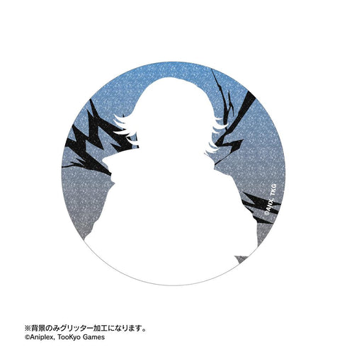 『HUNDRED LINE -最終防衛学園-』描き下ろし 蒼月衛人 ロックバンドver. 75mmグリッター缶バッジ