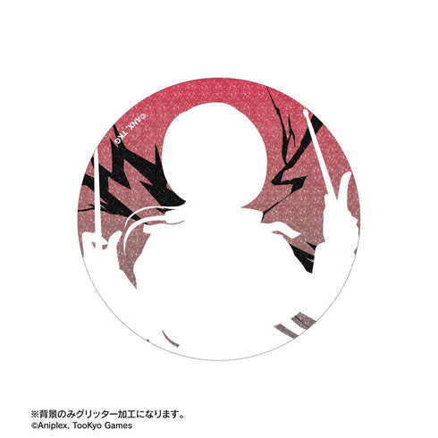 『HUNDRED LINE -最終防衛学園-』描き下ろし 川奈つばさ ロックバンドver. 75mmグリッター缶バッジ