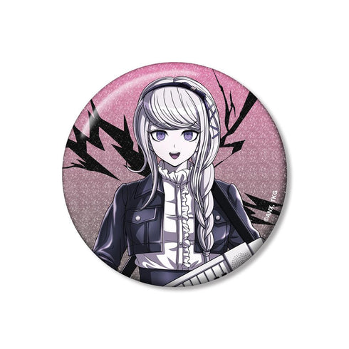 『HUNDRED LINE -最終防衛学園-』描き下ろし 霧藤希 ロックバンドver. 75mmグリッター缶バッジ