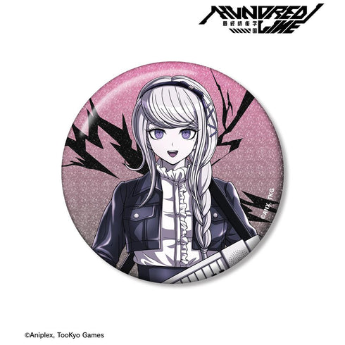 『HUNDRED LINE -最終防衛学園-』描き下ろし 霧藤希 ロックバンドver. 75mmグリッター缶バッジ【202602再販】