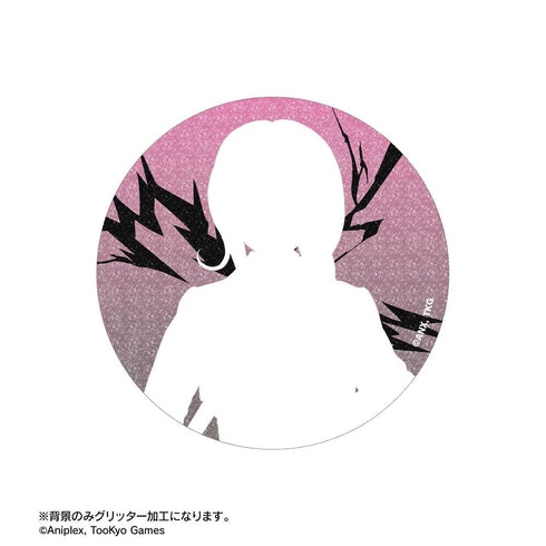 『HUNDRED LINE -最終防衛学園-』描き下ろし 霧藤希 ロックバンドver. 75mmグリッター缶バッジ【202606再販】