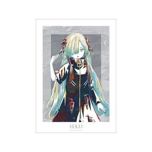 『神椿市建設中。』夜河 世界 Ani-Art A3マット加工ポスター ver.A