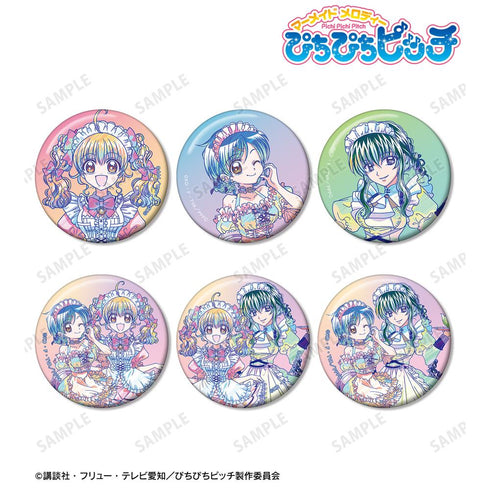 『ぴちぴちピッチ』描き下ろし メイドver. トレーディング Ani-Art clear label 缶バッジ(単位/BOX)