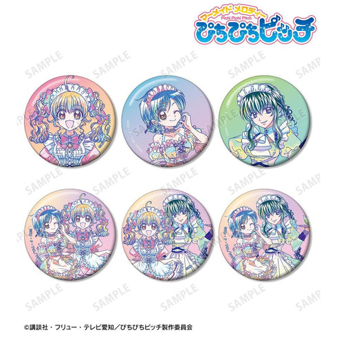『ぴちぴちピッチ』描き下ろし メイドver. トレーディング Ani-Art clear label 缶バッジ(単位/BOX)【202606再販】