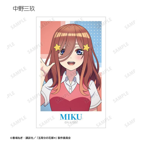 『五等分の花嫁*』描き下ろし 衣装交換ver. 第2弾 インスタントカメラ風イラストカード5枚セット