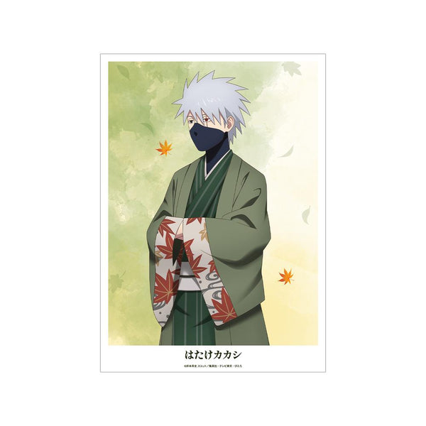 『NARUTO-ナルト- 疾風伝』描き下ろし はたけカカシ 秋の歩みver. A3マット加工ポスター