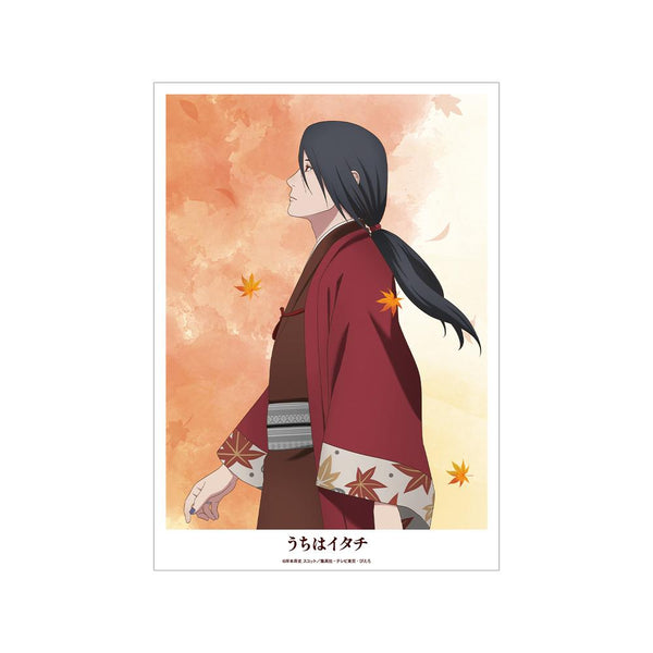 『NARUTO-ナルト- 疾風伝』描き下ろし うちはイタチ 秋の歩みver. A3マット加工ポスター