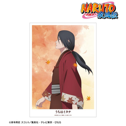 『NARUTO-ナルト- 疾風伝』描き下ろし うちはイタチ 秋の歩みver. A3マット加工ポスター