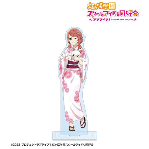 《Love Live! 虹咲学园校园偶像同好会》全新绘制 上原步梦 庙会版 BIG亚克力立牌【202605再版】