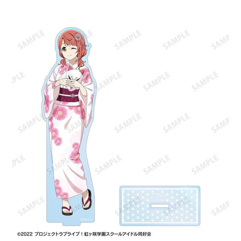 《Love Live! 虹咲学园校园偶像同好会》全新绘制 上原步梦 庙会版 BIG亚克力立牌【202605再版】