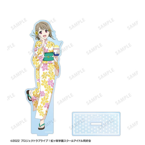 『ラブライブ!虹ヶ咲学園スクールアイドル同好会』描き下ろし 中須かすみ 縁日ver. BIGアクリルスタンド