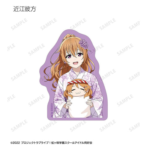 『ラブライブ!虹ヶ咲学園スクールアイドル同好会』描き下ろし 縁日ver. トレーディングダイカットステッカー(単位/BOX)