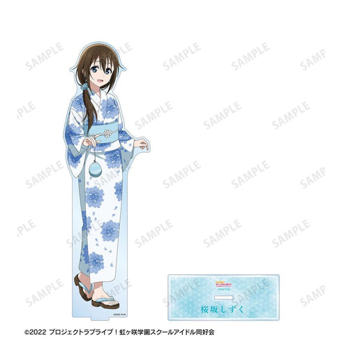 《Love Live! 虹咲学园校园偶像同好会》全新绘制 樱坂静 庙会版 特大亚克力立牌【202605再版】