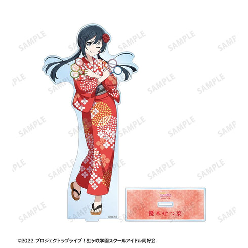 《Love Live! 虹咲学园校园偶像同好会》全新绘制 优木濑菜 庙会版 特大亚克力立牌【202605再版】