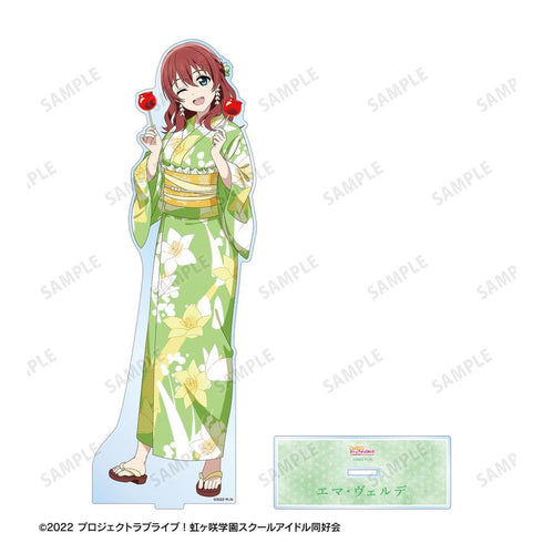 《Love Live! 虹咲学园校园偶像同好会》全新绘制 艾玛·维尔德 庙会版 特大亚克力立牌【202605再版】