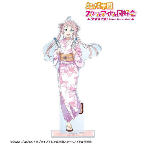 《Love Live! 虹咲学园校园偶像同好会》全新绘制 钟·岚珠 庙会版 特大亚克力立牌【202605再版】
