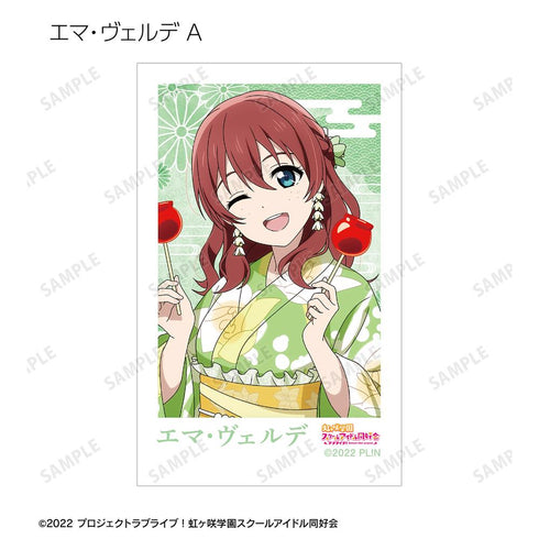 『ラブライブ!虹ヶ咲学園スクールアイドル同好会』描き下ろし 縁日ver. トレーディングインスタントカメラ風イラストカード(単位/BOX)